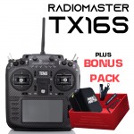 RadioMaster TX16S Hall Sensor Gimbals 2.4G 16CH Multi-protocol RF System OpenTX Carbon Mode2